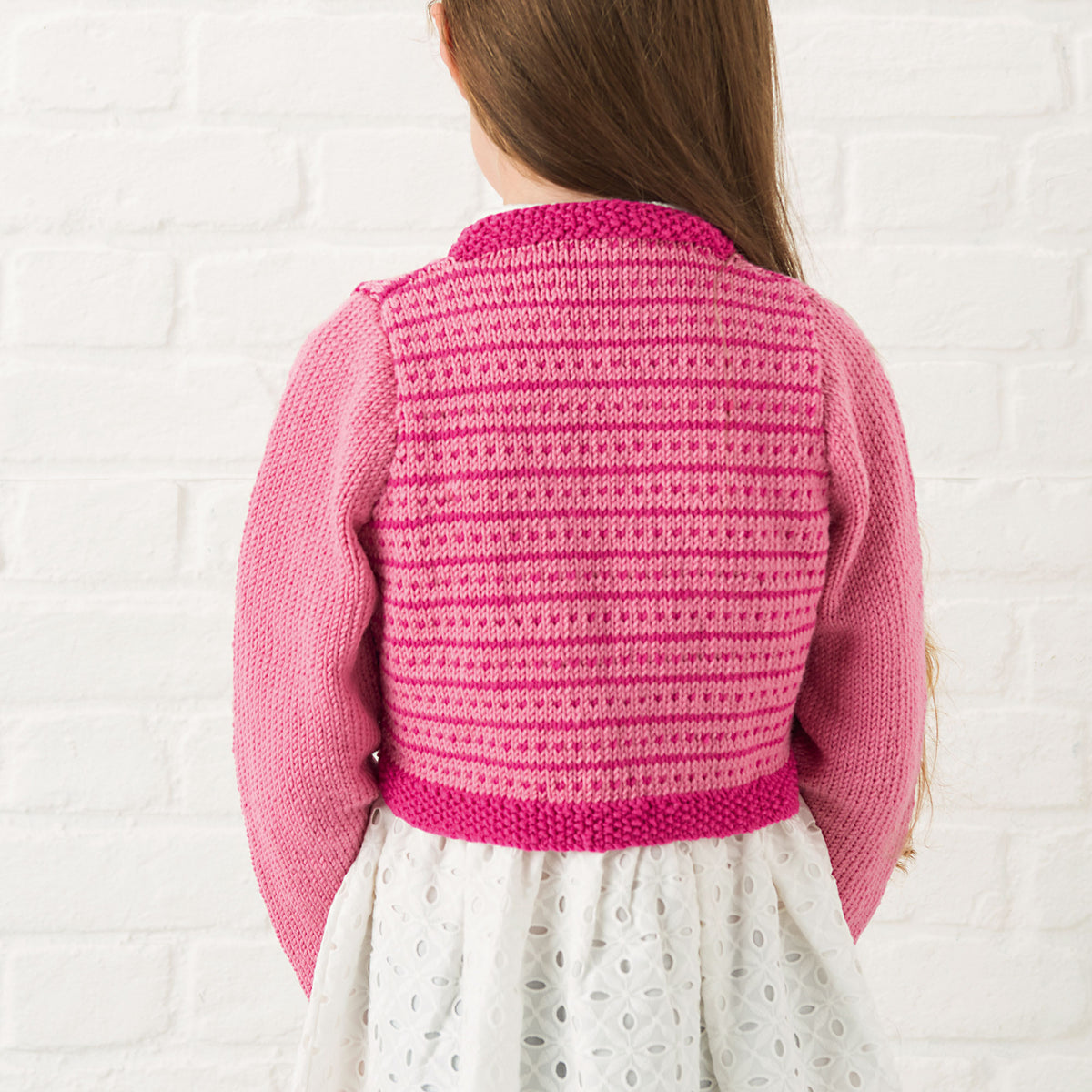 Jelly Bean Girls Cardigan Knitting Pattern PDF