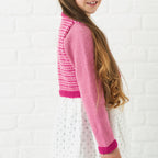 Jelly Bean Girls Cardigan Knitting Pattern PDF