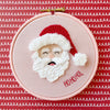 Jolly Santa Hoop Embroidery Pattern PDF