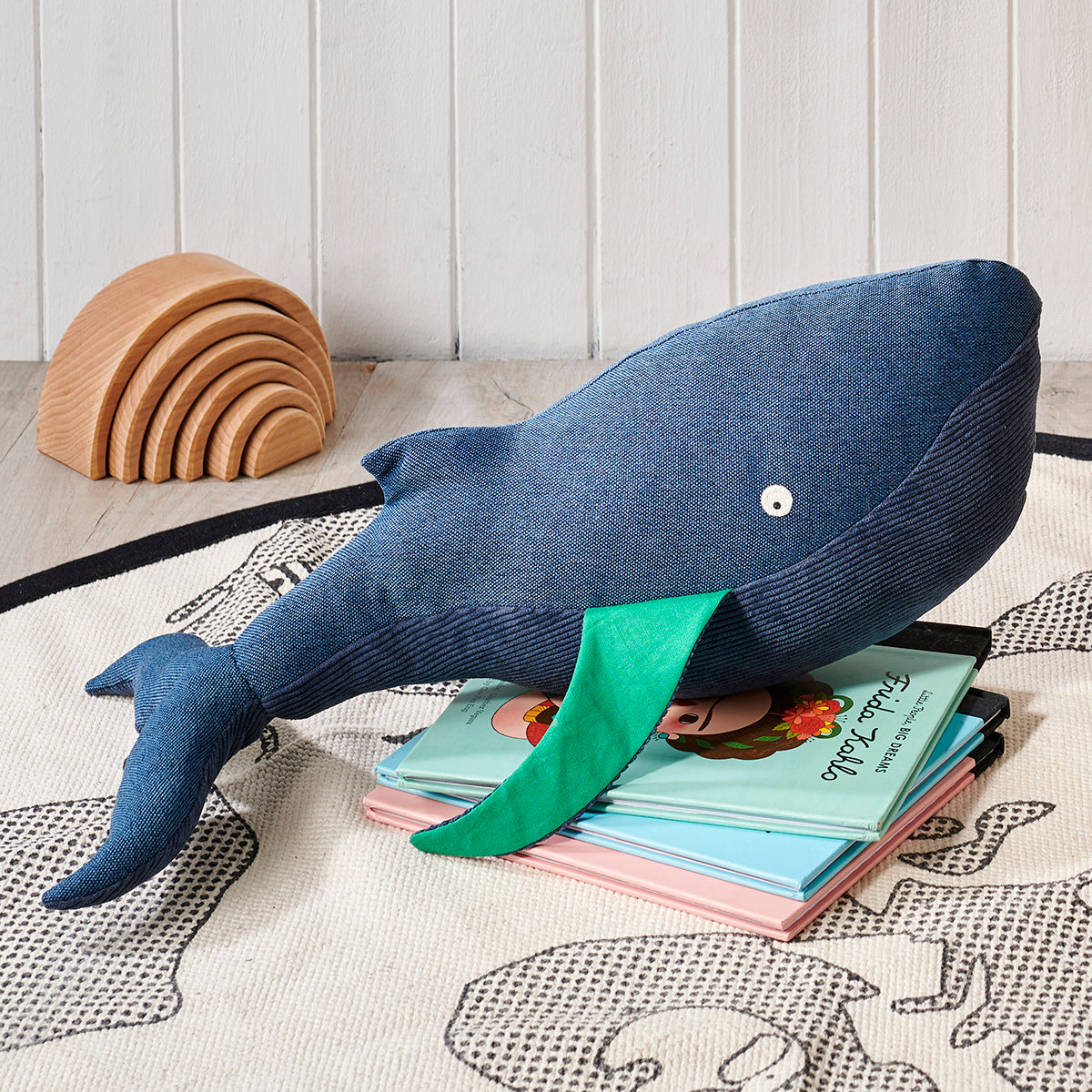 Jumbo Whale Toy Sewing Pattern PDF