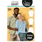 Kai Shirt Sewing Pattern PDF