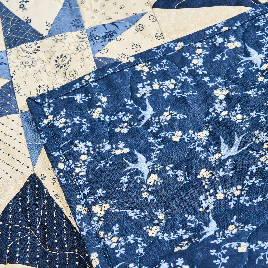 Kaleidoscope Blues Quilt Pattern PDF
