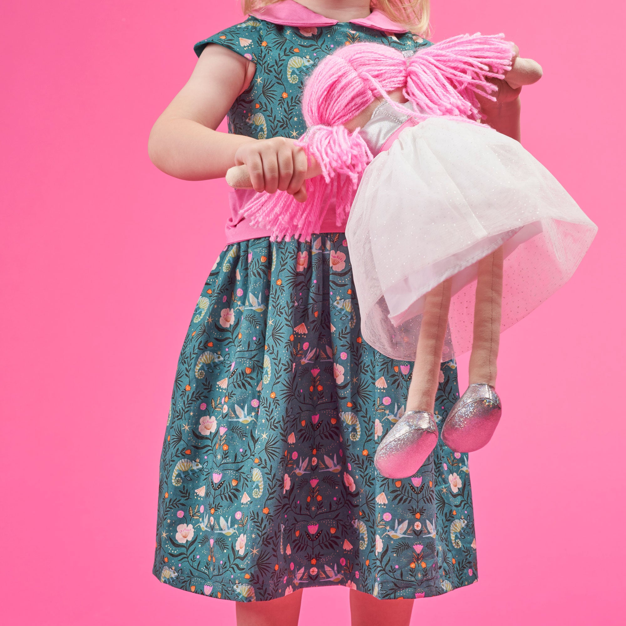 Girl's Party Dress Sewing Pattern PDF