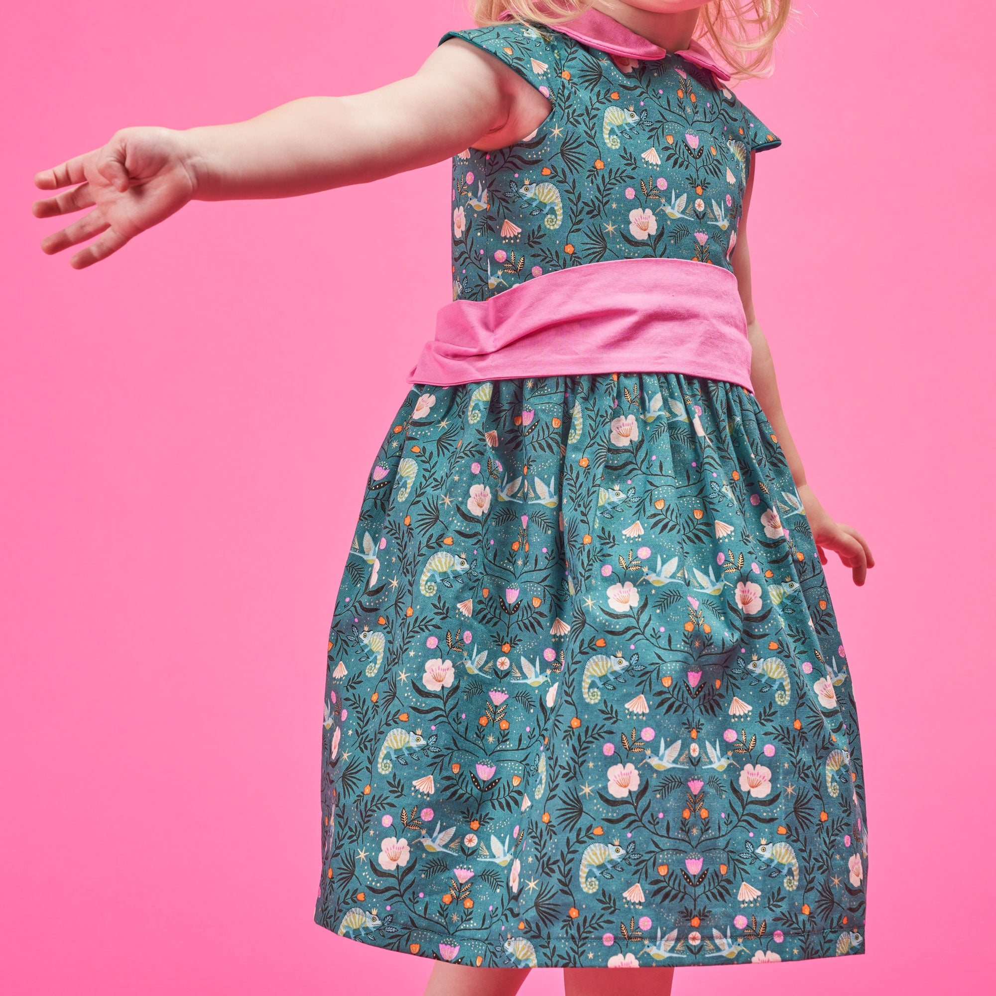 Girl's Party Dress Sewing Pattern PDF