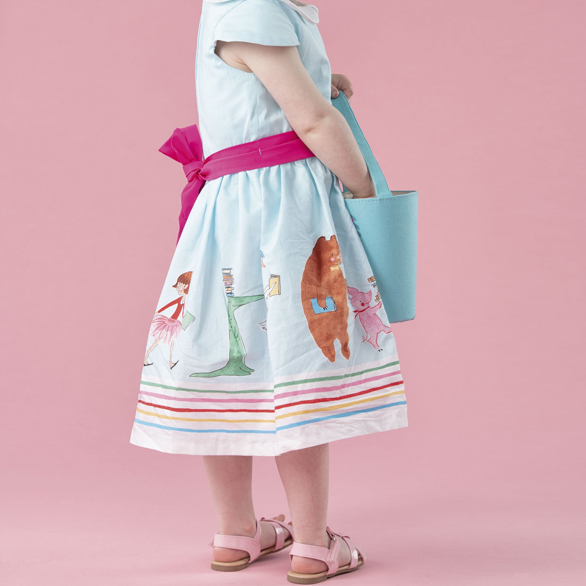 Girl's Party Dress Sewing Pattern PDF