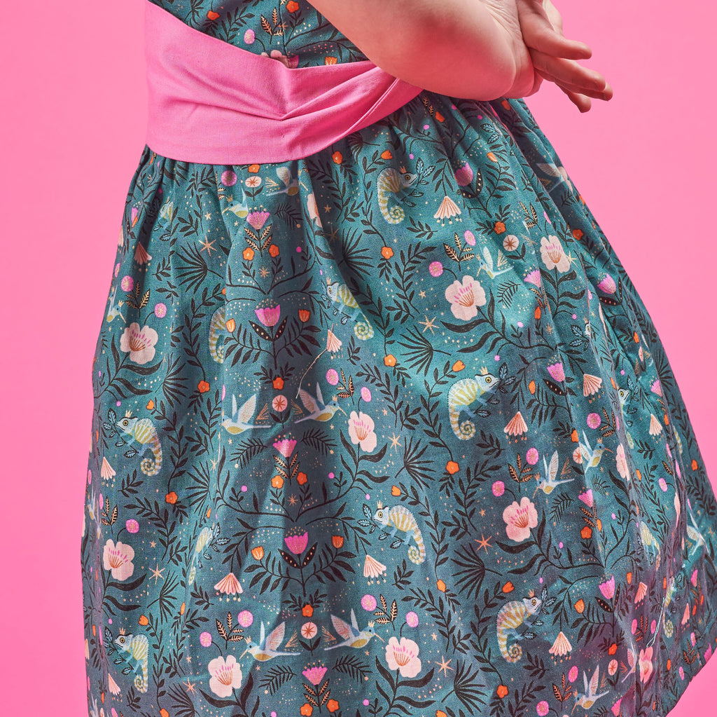 Girl's Party Dress Sewing Pattern PDF