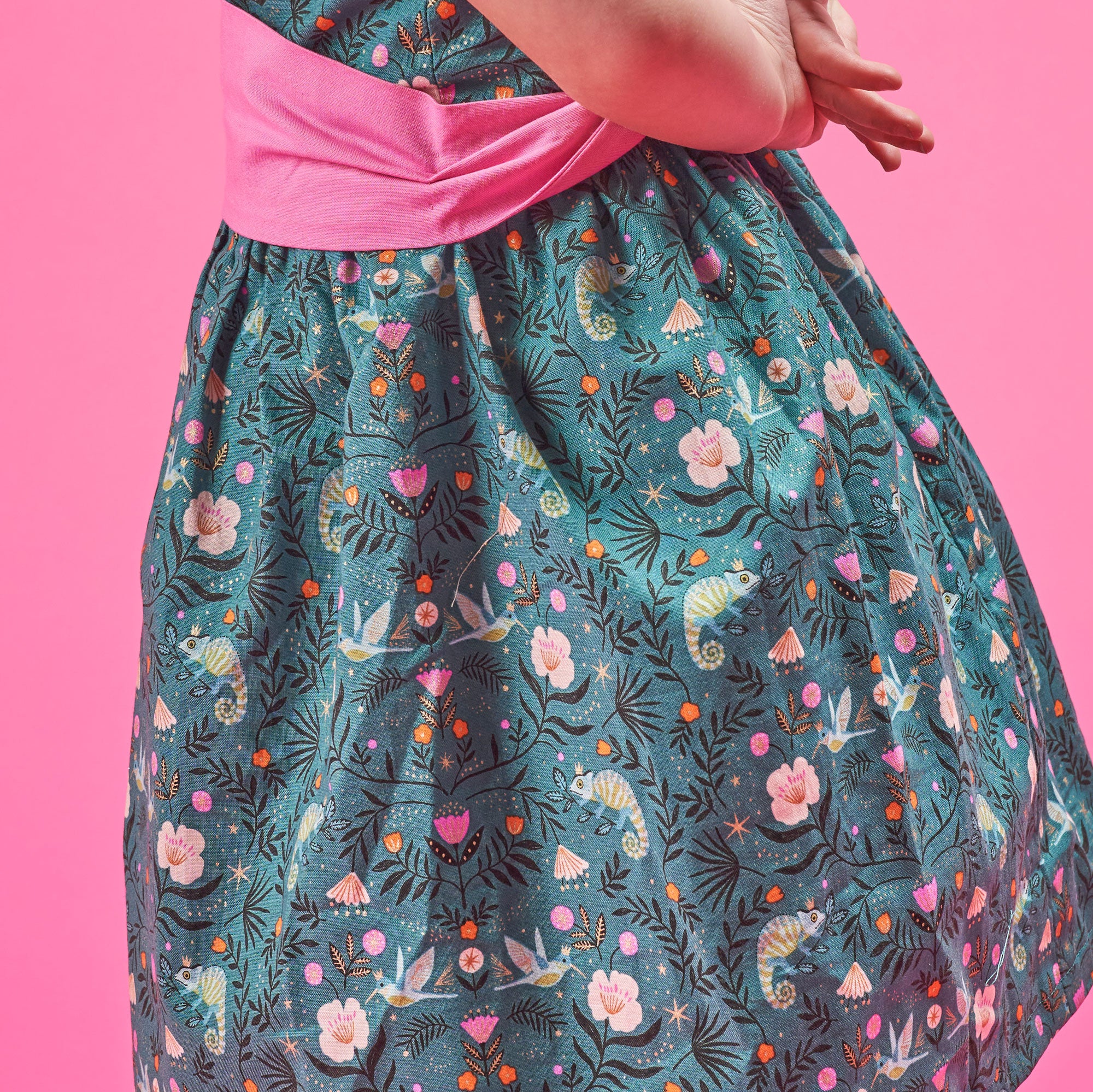 Girl's Party Dress Sewing Pattern PDF