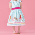 Girl's Party Dress Sewing Pattern PDF