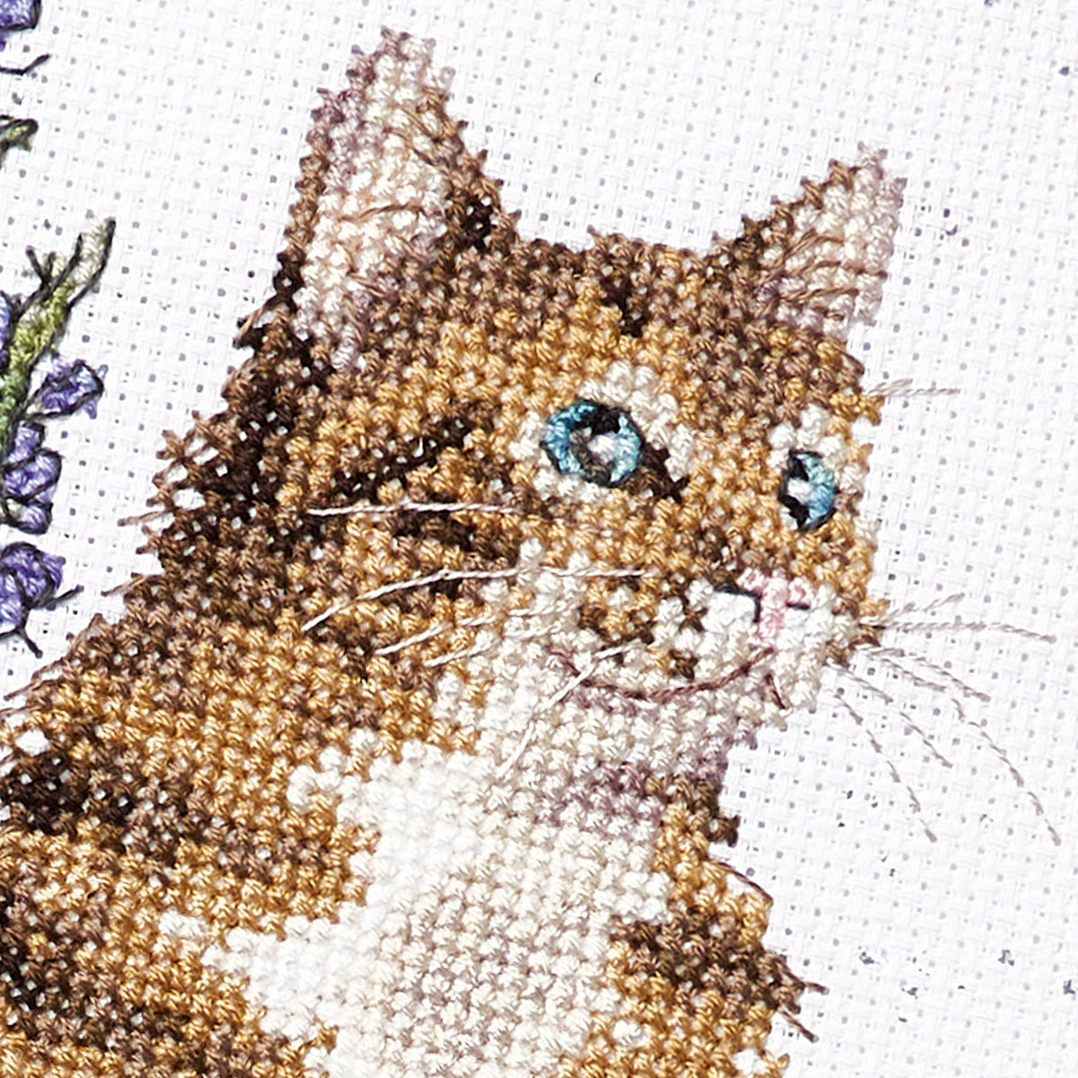 Wrendale Designs Kitten Cross Stitch PDF Pattern – Gathered