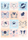Signs of the Zodiac Digital Art Print PDF by Lee May Foster Wilson