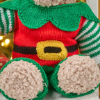 Christmas Elf Teddy Bear Knitting Pattern PDF