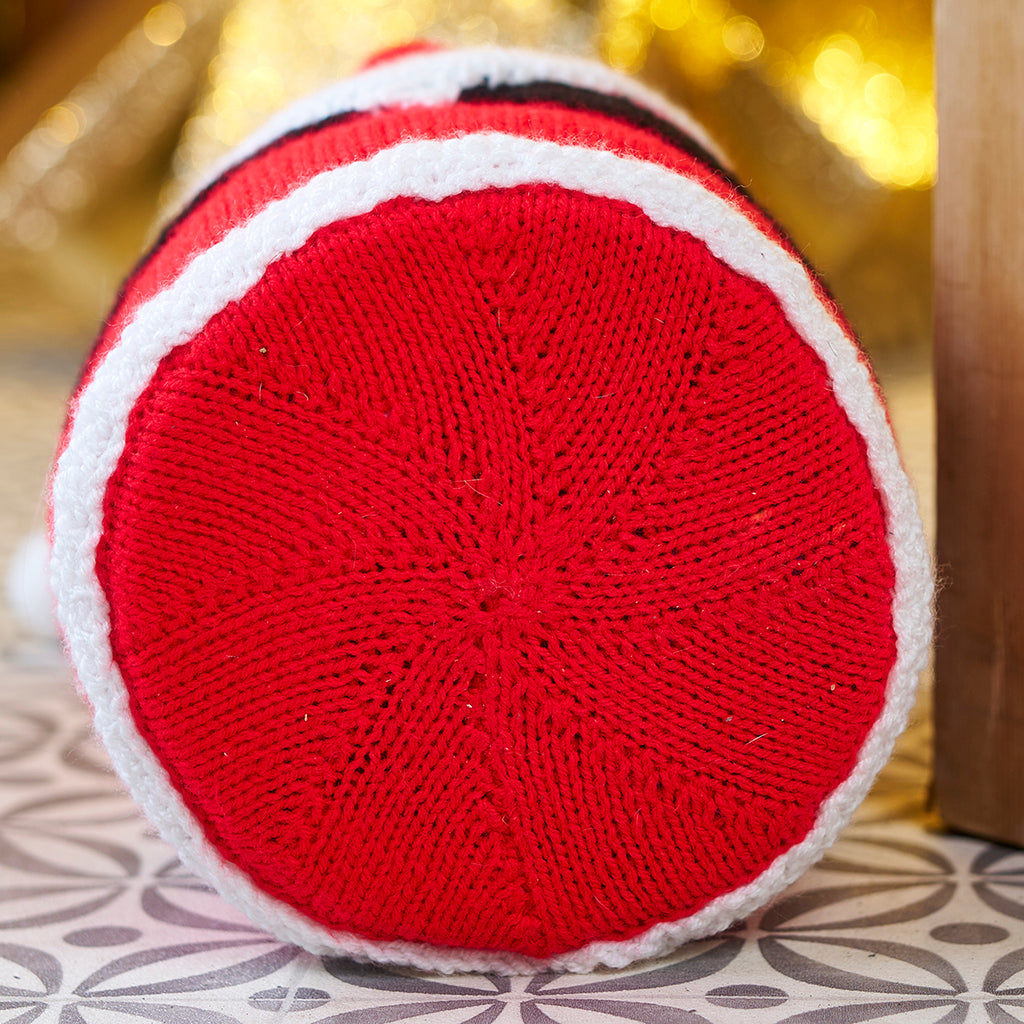 Santa Doorstop Knitting Pattern PDF