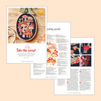 Magical Mushroom Embroidery Hoop Pattern PDF