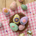 Felt Easter Egg Embroidery Pattern PDF