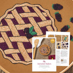 Blackberry Pie Embroidery Hoop Pattern PDF