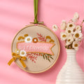 Sisterhood International Women's Day hoop embroidery pattern PDF