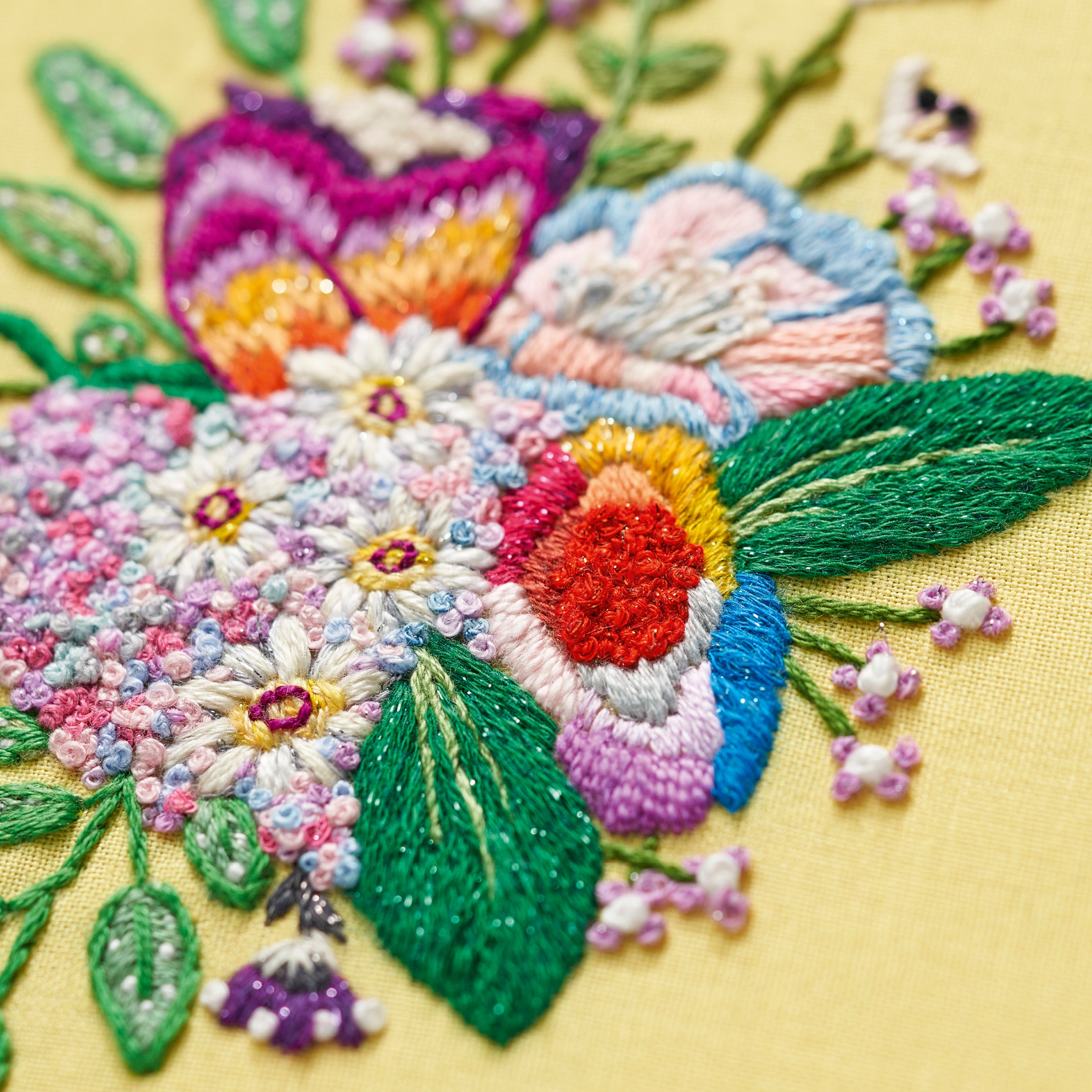 Pride Bouquet Embroidery Hoop Pattern PDF
