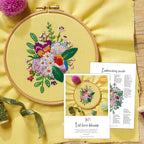 Pride Bouquet Embroidery Hoop Pattern PDF