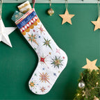 Celestial Stocking Embroidery Pattern PDF