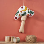 Felt Autumn Toadstool Decoration Embroidery Pattern PDF