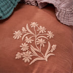 Sweet Dreams Pillowcase Flower Motif Embroidery Pattern PDF