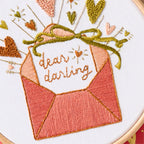 Dear Darling Valentine's Hoop Embroidery Pattern PDF