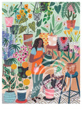 'Plant Lady' Digital Art Print PDF by Miranda Sofroniou