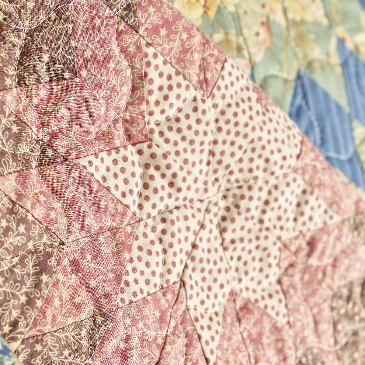 Kaleidoscopic Delight Lone Star Quilt Pattern PDF