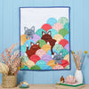 Clamshell Cats Mini Quilt Pattern PDF