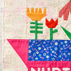 Floral Joy Quilted Banner