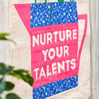 Floral Joy Quilted Banner