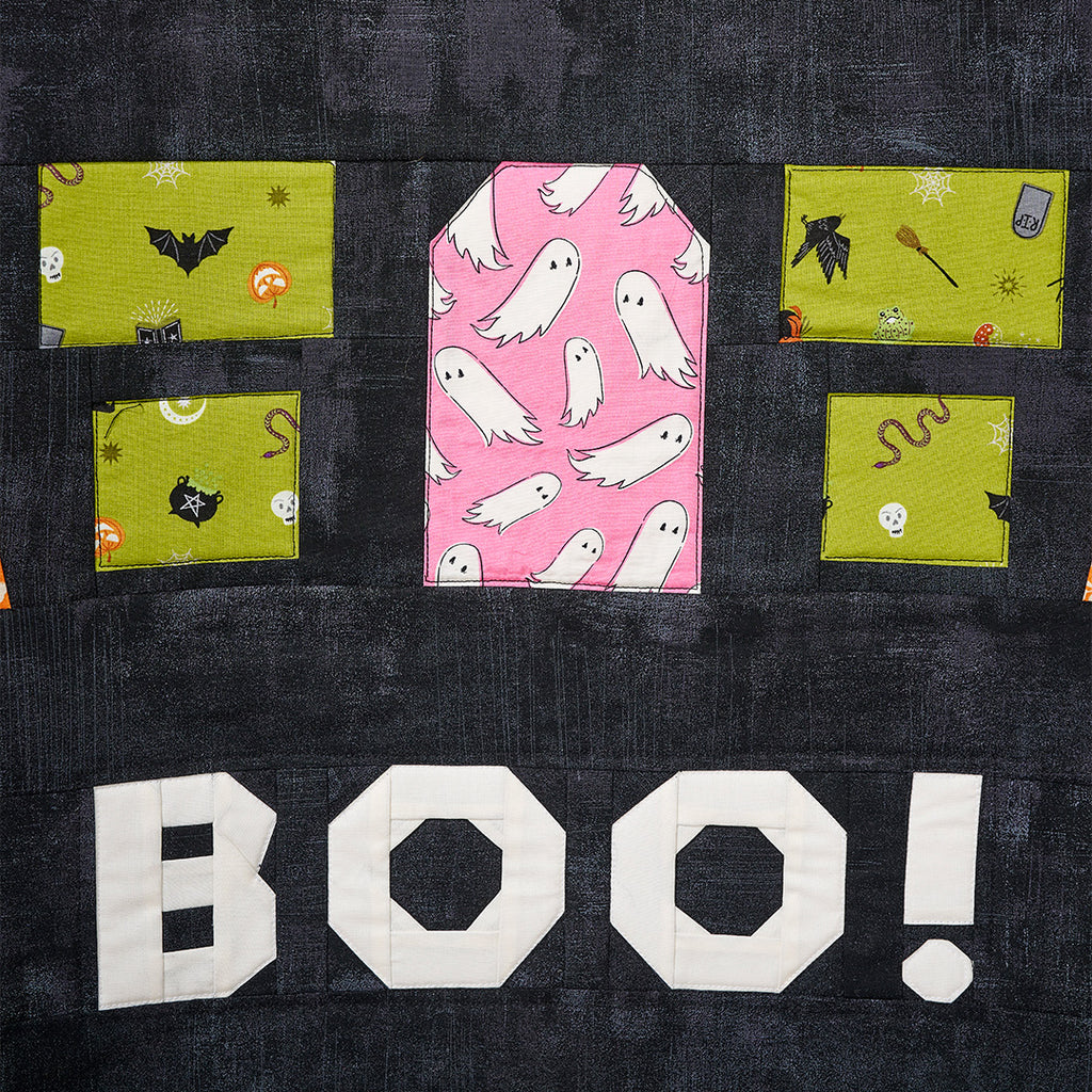 Quilted Boo Banner Pdf