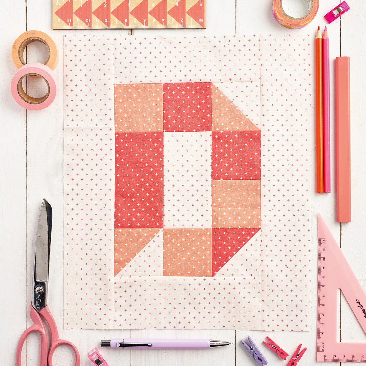 26 Letter Quilt Blocks Collection PDF