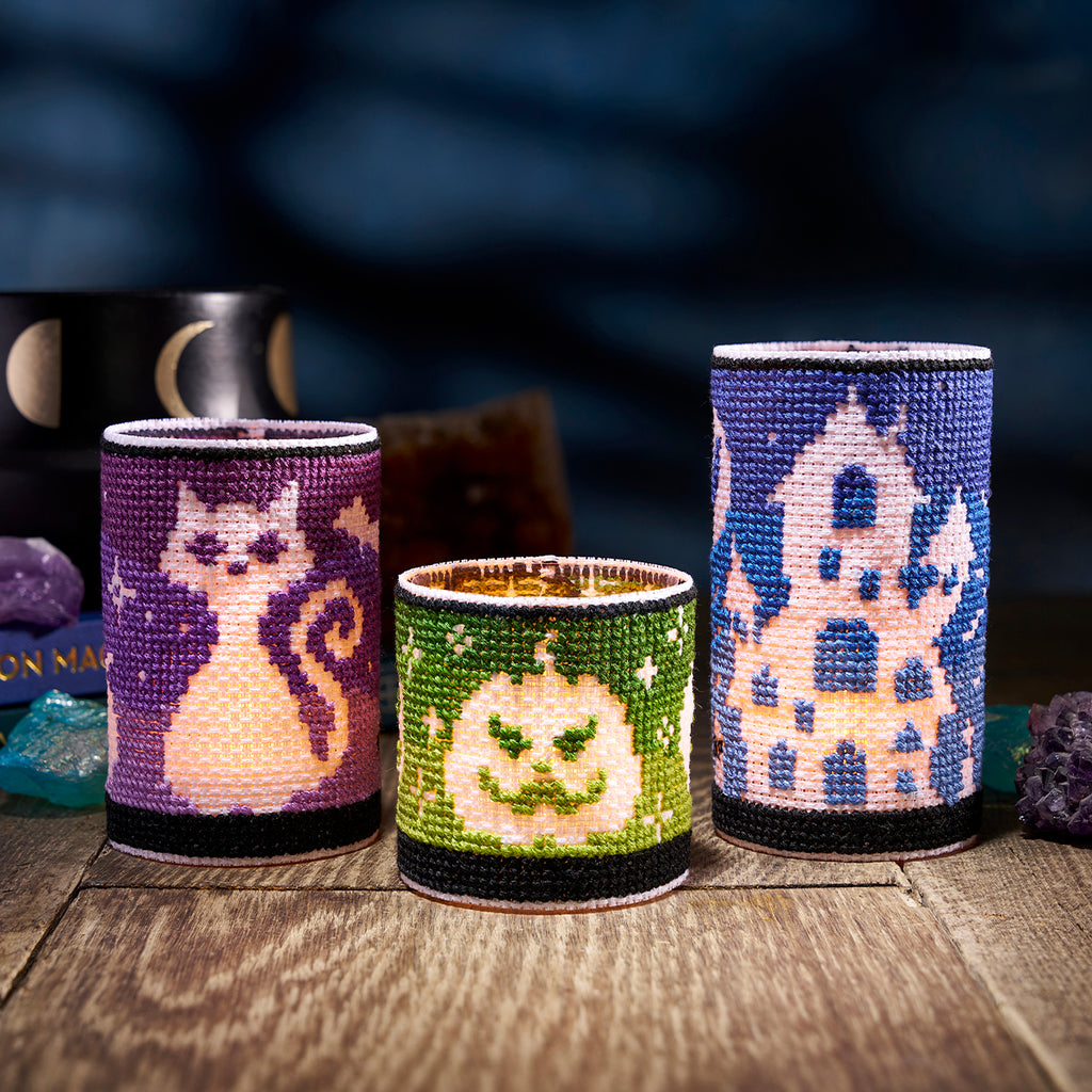 Halloween Lanterns Cross Stitch PDF Patterns