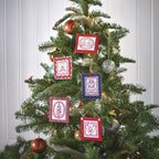 Redwork Tree Decorations Embroidery Pattern PDF