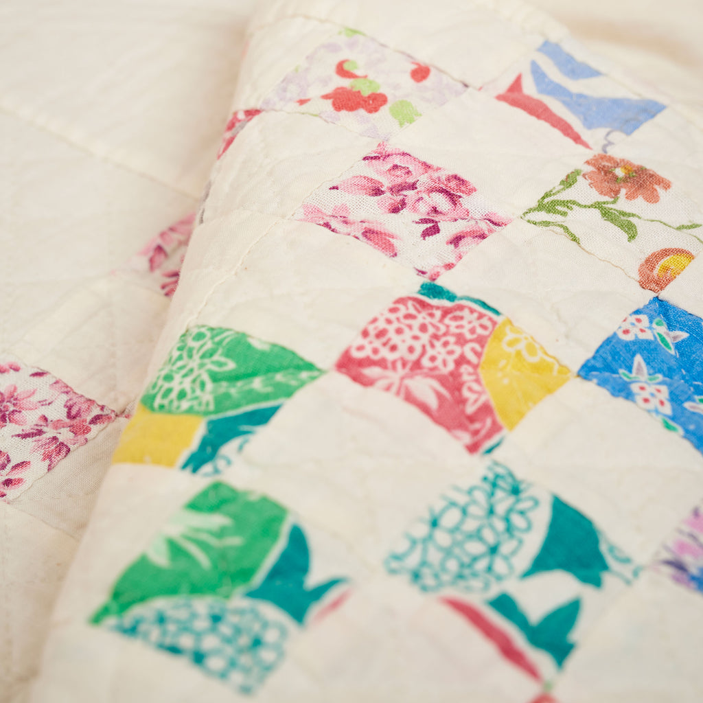 Feedsacks Nine-Patch Quilt Pattern PDF