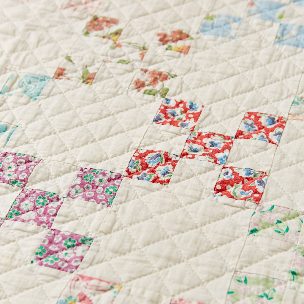Feedsacks Nine-Patch Quilt Pattern PDF