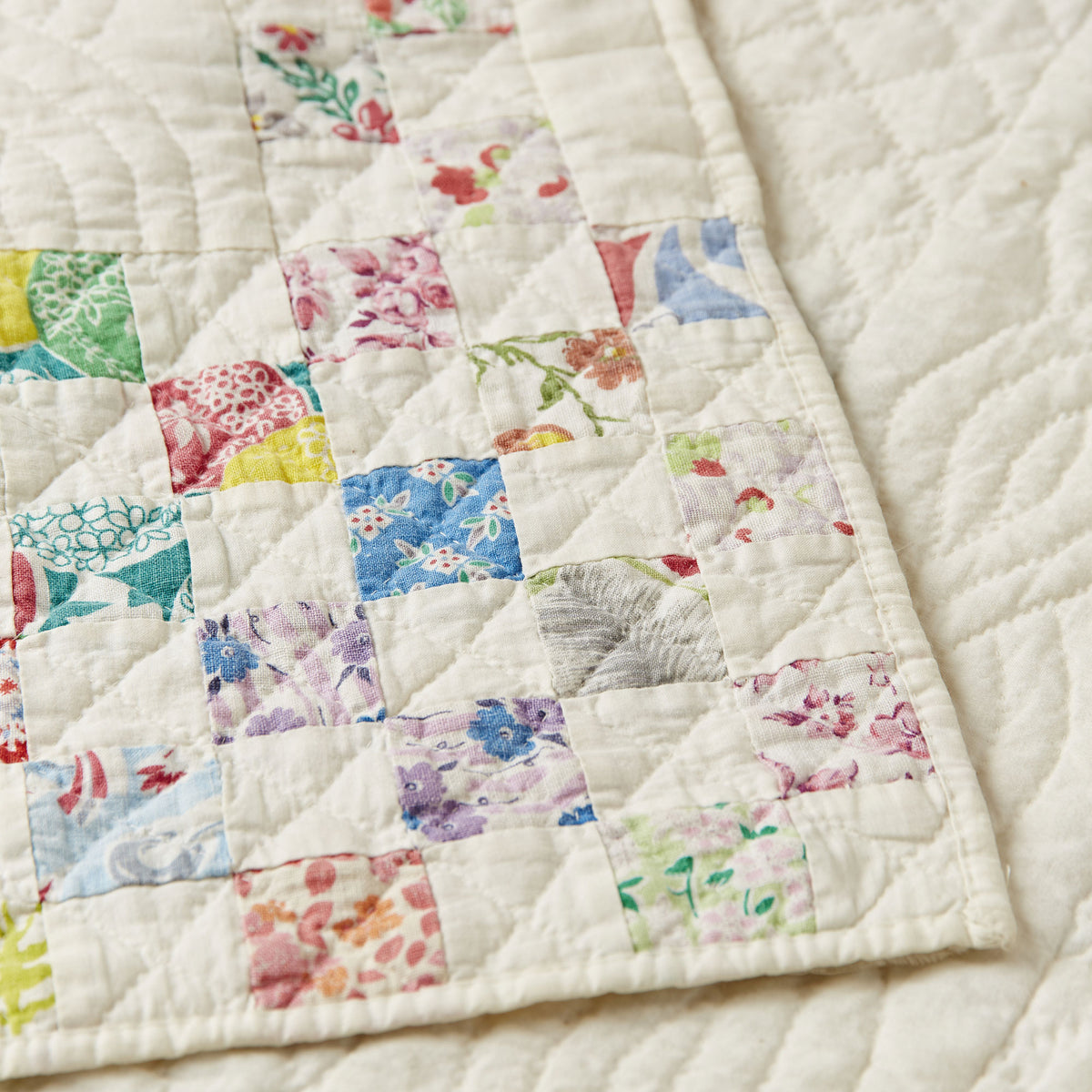 Feedsacks Nine-Patch Quilt Pattern PDF