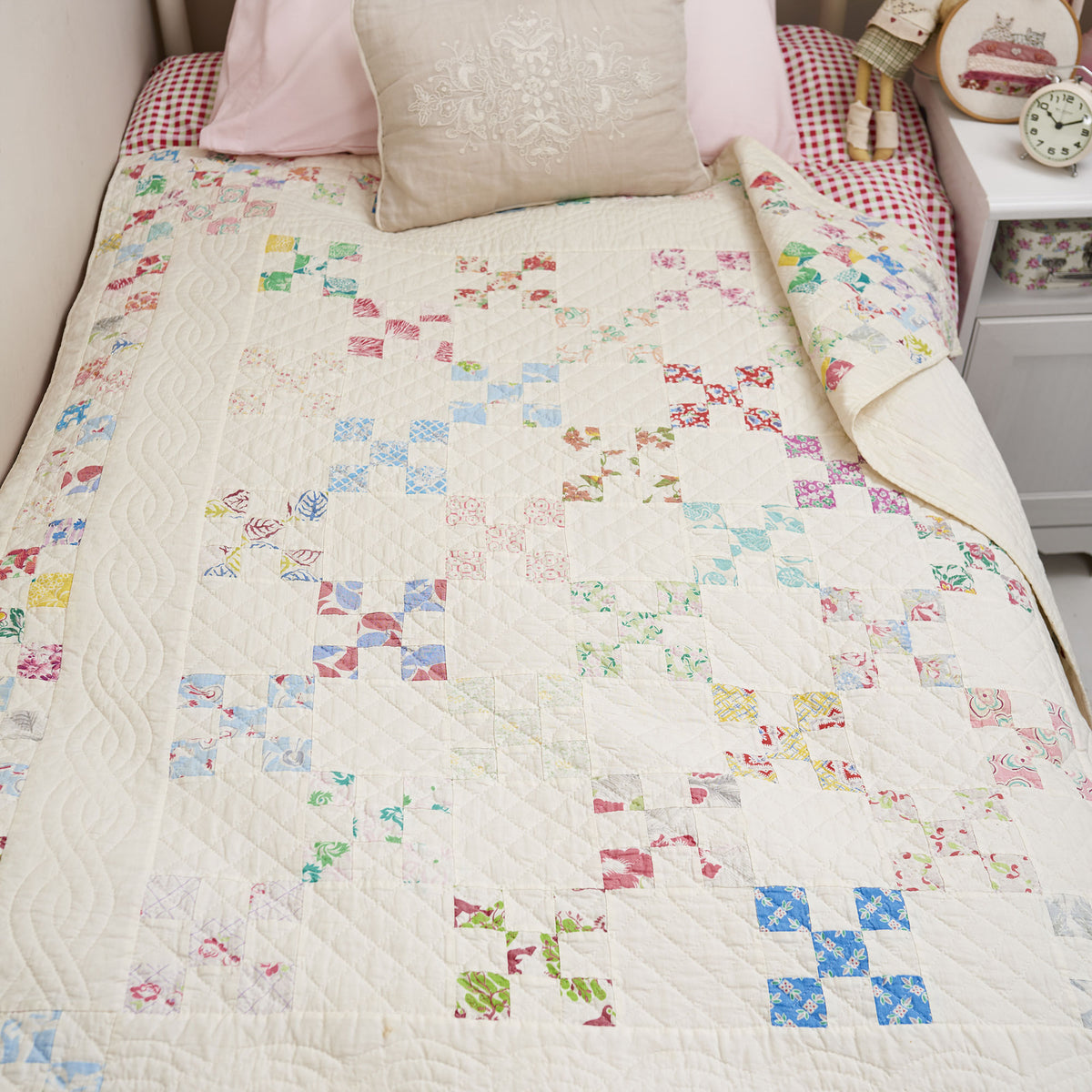 Feedsacks Nine-Patch Quilt Pattern PDF