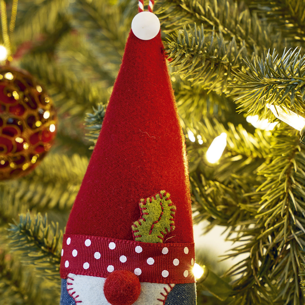 Noel the Gnome Tree Decoration Sewing Pattern PDF
