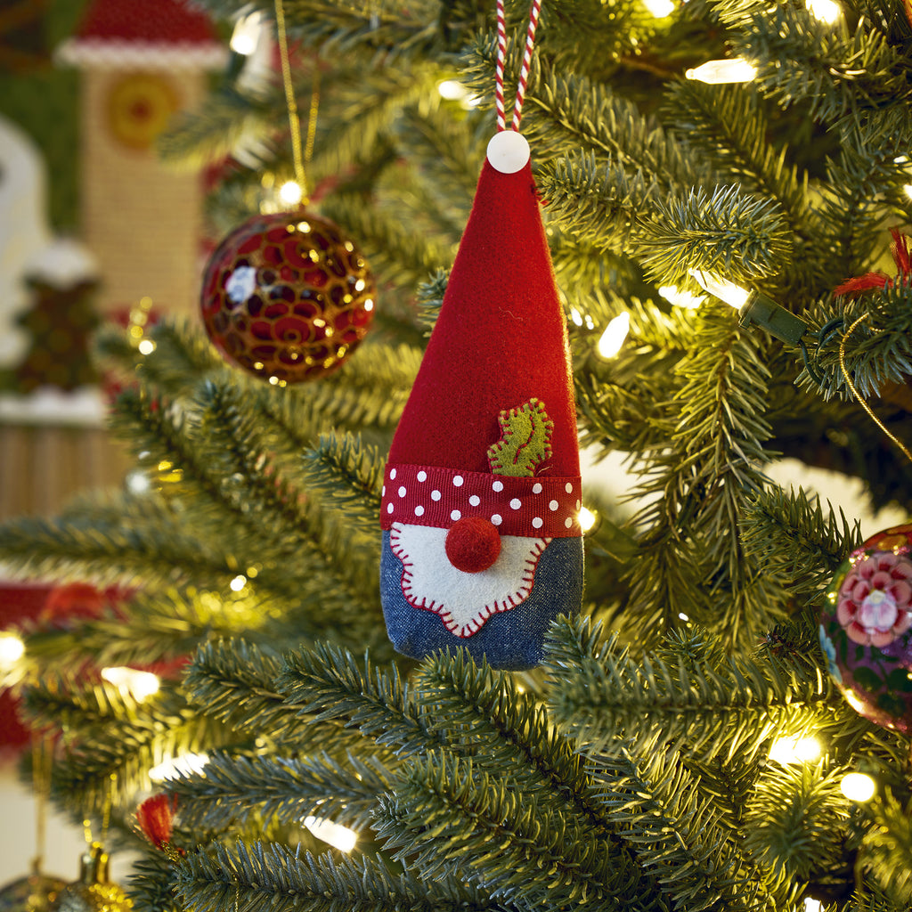 Noel the Gnome Tree Decoration Sewing Pattern PDF