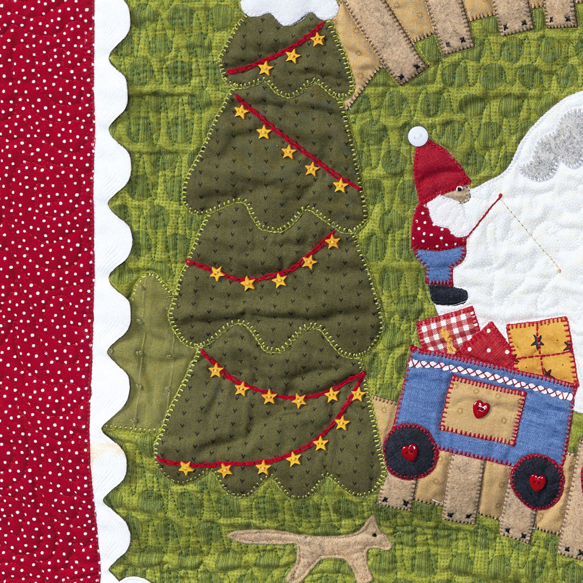 Journey to Gnomeland Appliqué Wall Hanging Pattern PDF