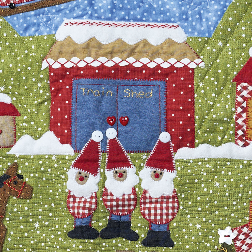 Journey to Gnomeland Appliqué Wall Hanging Pattern PDF