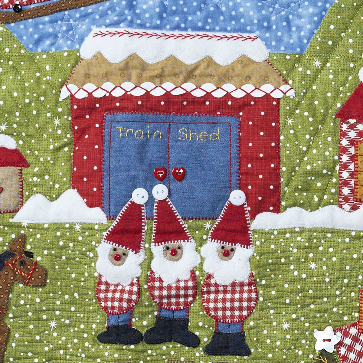 Journey to Gnomeland Appliqué Wall Hanging Pattern PDF