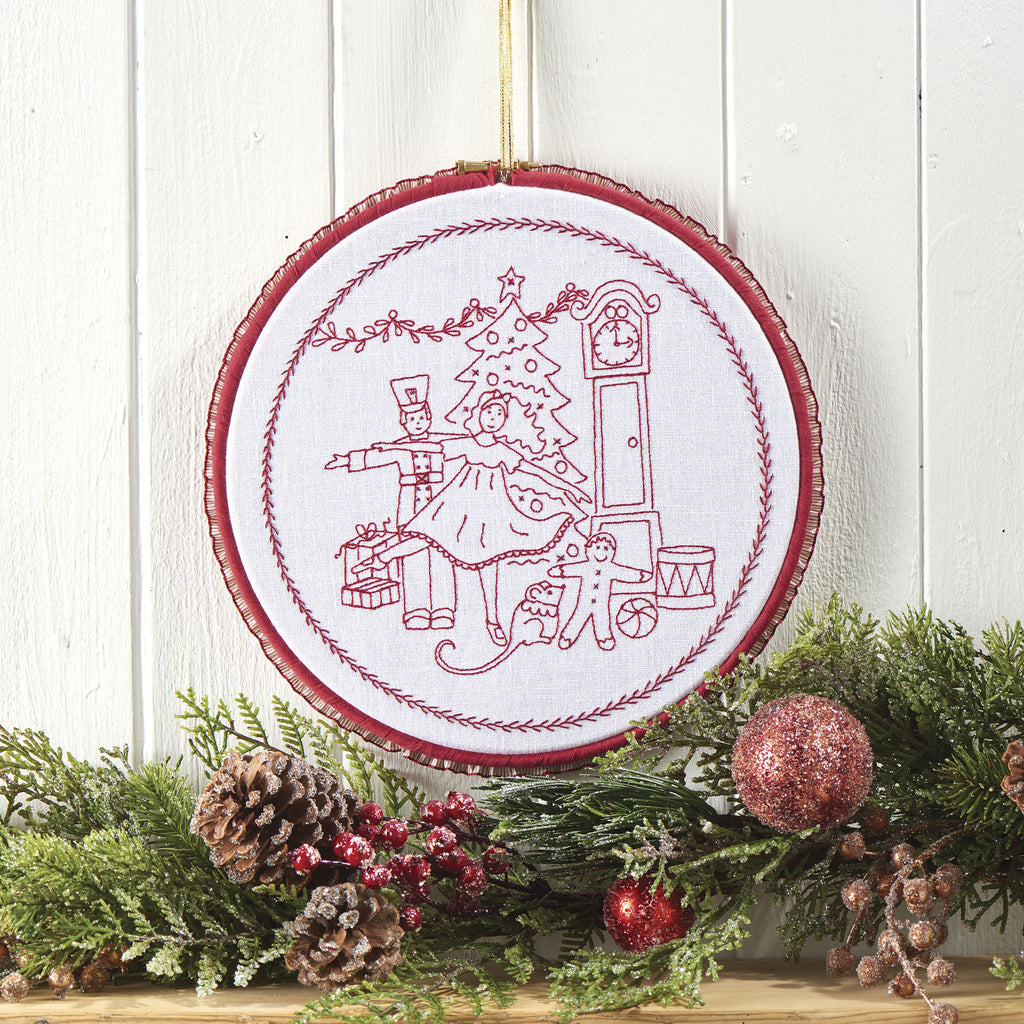 Clara's Christmas Eve Hoop Embroidery Pattern PDF