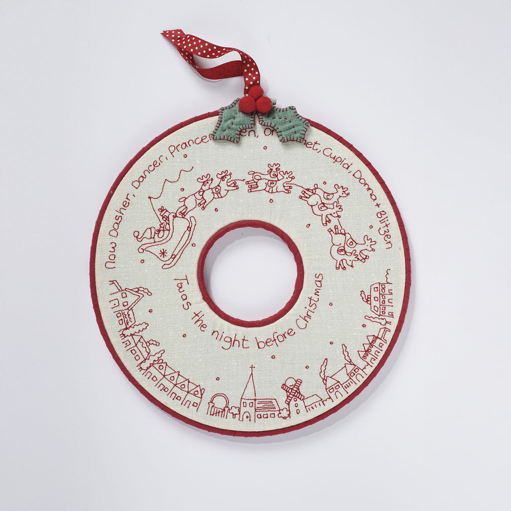 Christmas Story Double Embroidery Hoop Pattern PDF