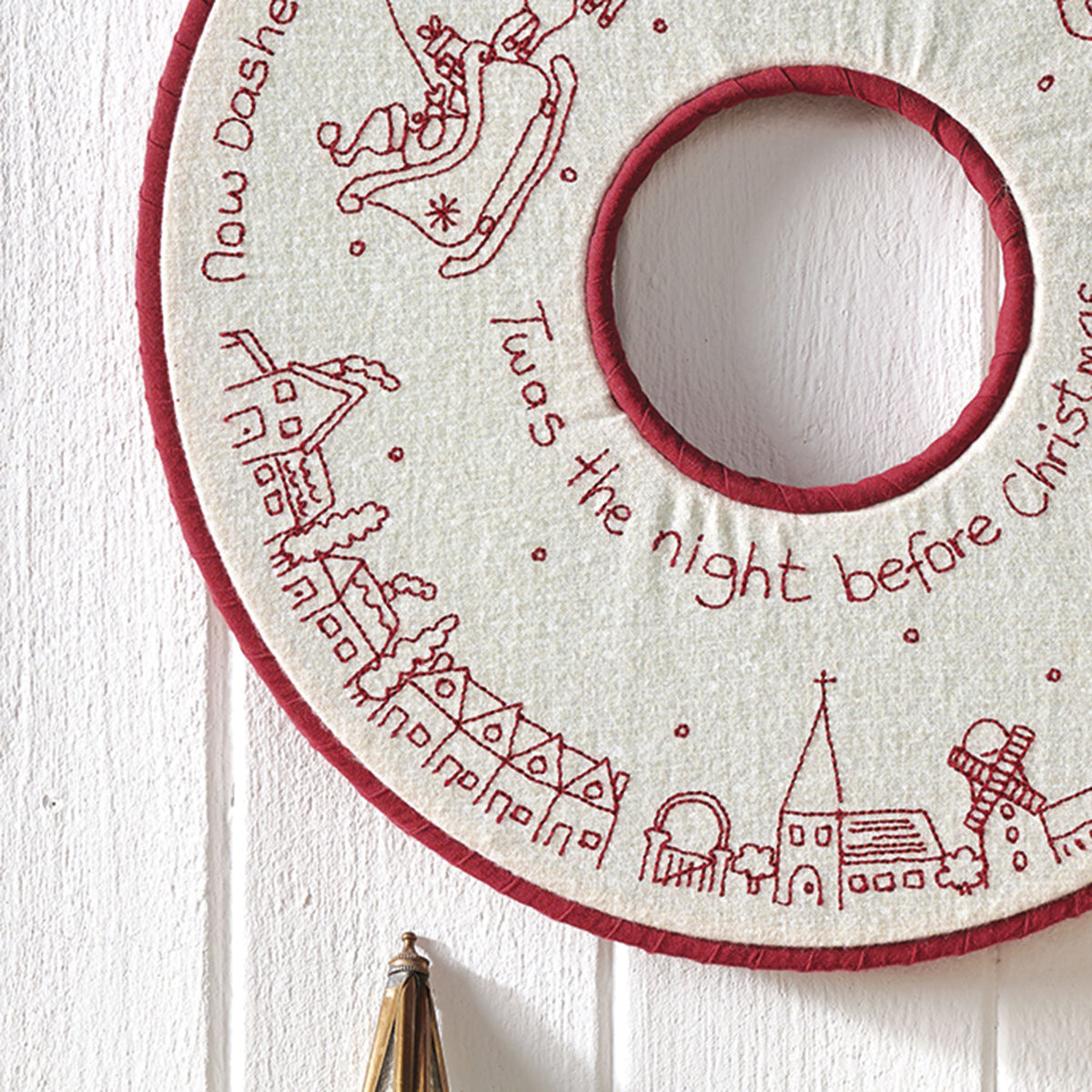 Christmas Story Double Embroidery Hoop Pattern PDF