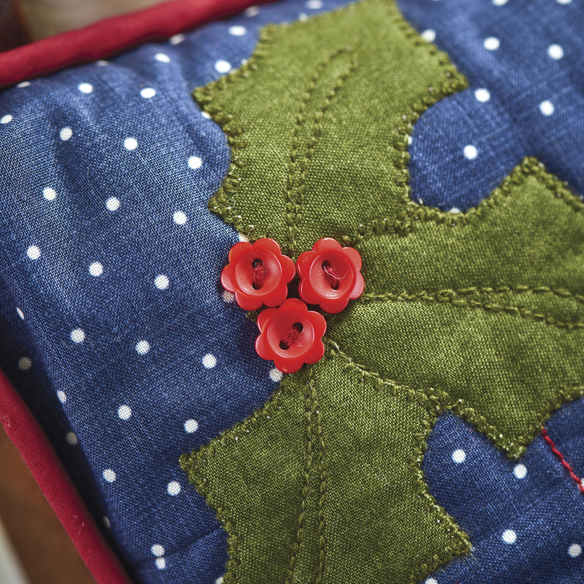 Merry Mice Applique Cushion Pattern PDF