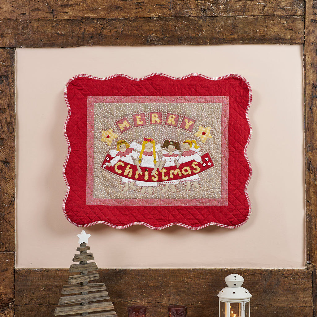 Peace and Joy Wall Hanging Applique Pattern PDF