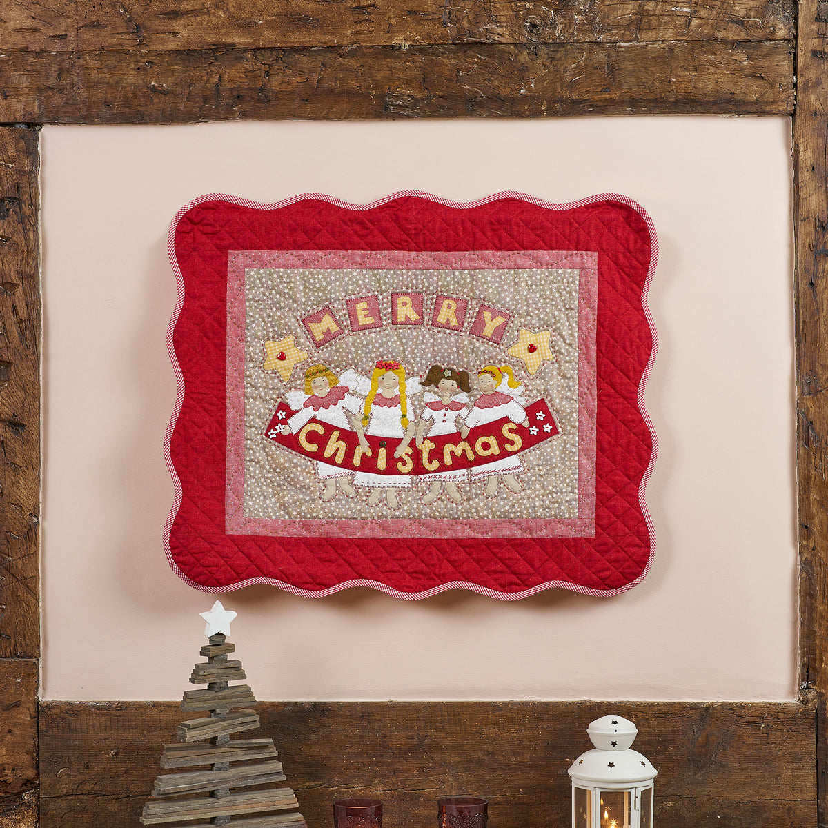 Peace and Joy Wall Hanging Applique Pattern PDF